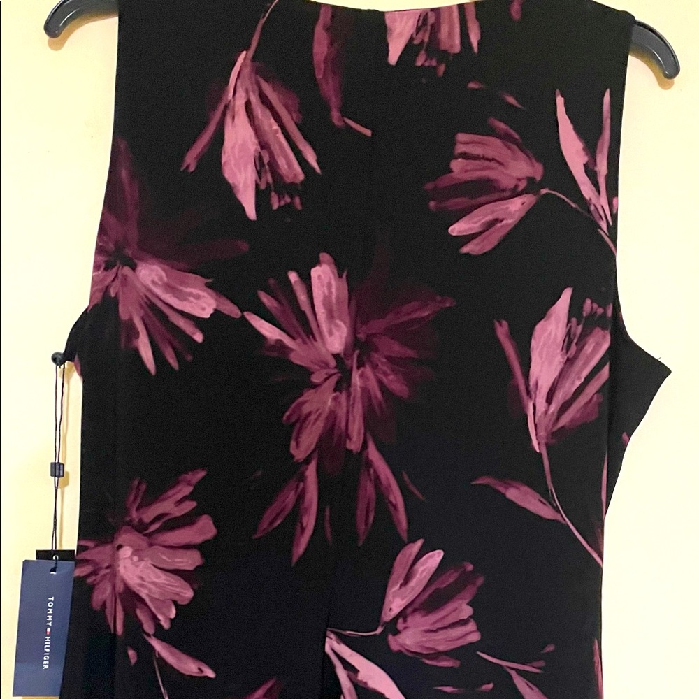 Tommy Hilfiger Gorgeous Black & Blush Print Dress - Picture 3 of 7